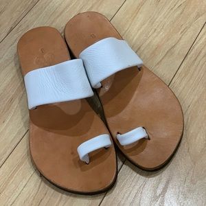 Handmade leather sandals